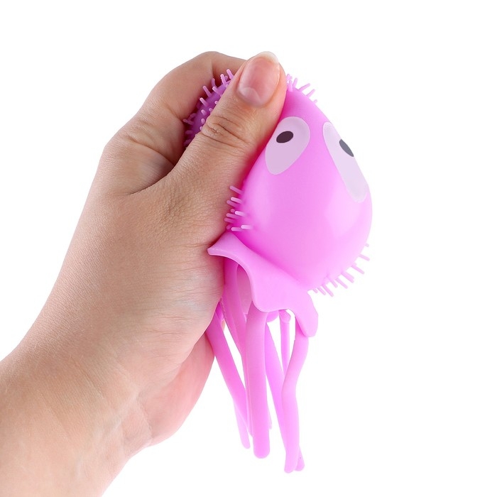 Ёжка &laquo;Осьминог&raquo; световой, цвета МИКС