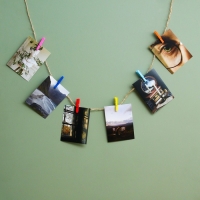 Набор прищепок для декора 50 шт., красные &mdash; 2,5 см