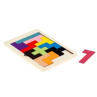 Головоломка &laquo;Тетрис&raquo;, мини, 10&times;16&times;0,6 см