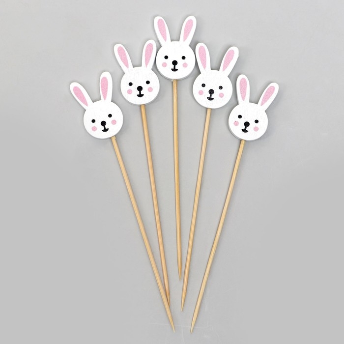 Шпажки &laquo;Зайка&raquo;, в наборе 12 штук