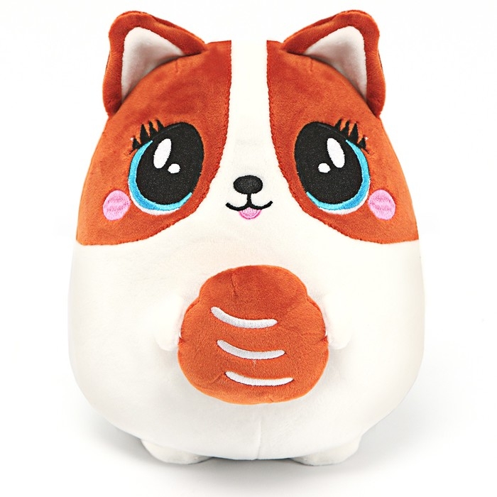 Мягкая игрушка &laquo;Корги-батончик&raquo;, овальная, 21 см, с батоном в лапках