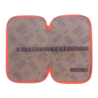 Пенал 2 секции, 125 х 205 х 40 мм, Calligrata 30П26/2 "Зверята", ламинированный картон