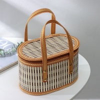 Корзина для хранения Доляна Nature, 24&times;14,5&times;14,5 см, бамбук