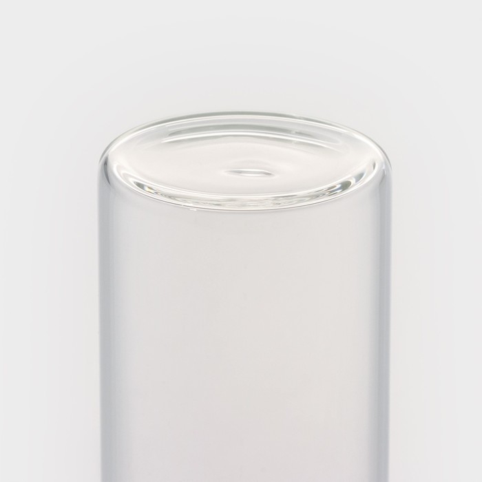 Набор стеклянных баночек для сыпучих продуктов с пробковой крышкой Доляна &laquo;Парфе. Колба&raquo;, 80 мл, 3,7&times;10 см, 12 шт