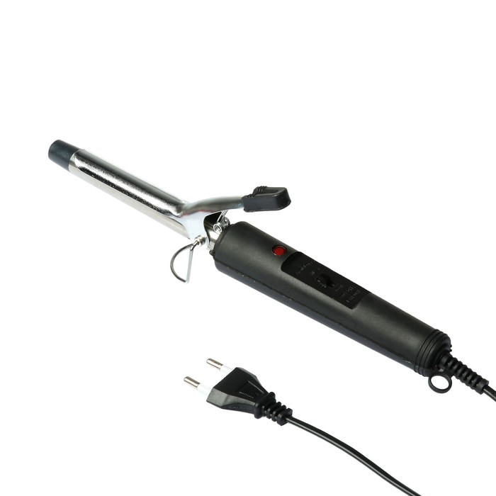 Плойка Luazon LW-03, 30 Вт, алюминиевое покрытие, d=16 мм, 180&deg;С, черная