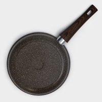 Сковорода Доляна &laquo;Брауни&raquo;, d=24 см, съёмная ручка, стеклянная крышка, антипригарное покрытие, индукция