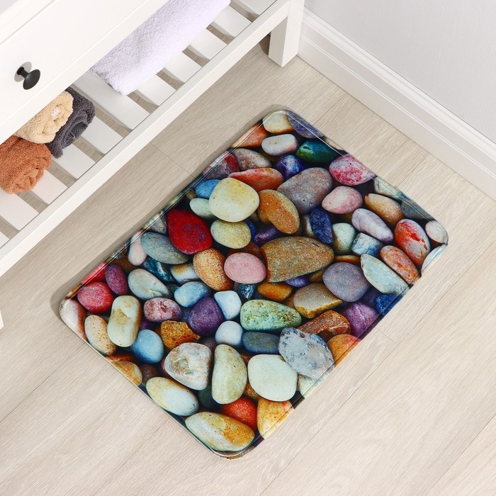 Коврик Доляна &laquo;Камни&raquo;, 40&times;60 см