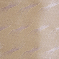 Ткань подкладочная &laquo;Изгибы&raquo;, 100 % полиэстер, 1 &times; 1,4 м, цвет серый/золотой