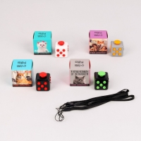 Фиджет кубик антистресс &laquo;Котики&raquo;, МИКС, в шоубоксе