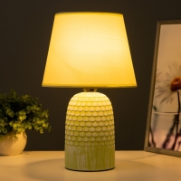 Настольная лампа "Арабика" E27 40Вт мятный 20х20х33 см RISALUX