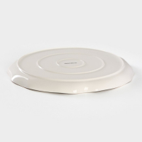 Тарелка фарфоровая обеденная Доляна &laquo;Млечный путь&raquo;, d=25 см, цвет бирюзовый