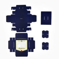 Коробка складная под 6 конфет &laquo;Поздравляю&raquo;, 13,5 х 9,8 х 3,8 см