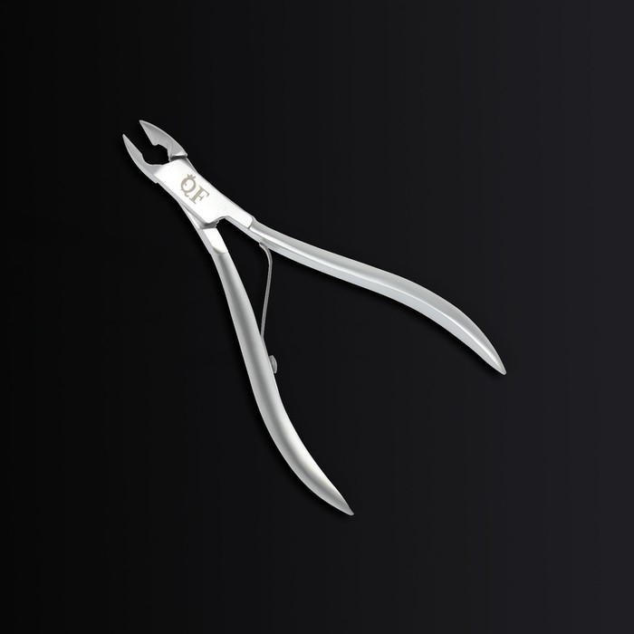 Кусачки маникюрные для кутикулы &laquo;Premium satin&raquo;, эргономичные, 10,1 см, длина лезвия - 7 мм, цвет серебристый