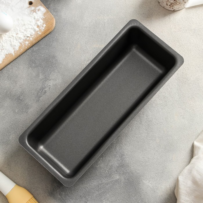 Противень &laquo;Забава&raquo;, 30&times;11 см, h=6,5 см, антипригарное покрытие, цвет бордовый