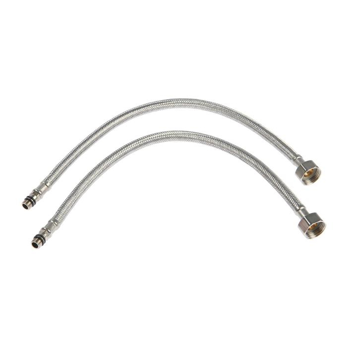 Смеситель для кухни Accoona A4882N-1, двухвентильный, с гибким изливом, красный