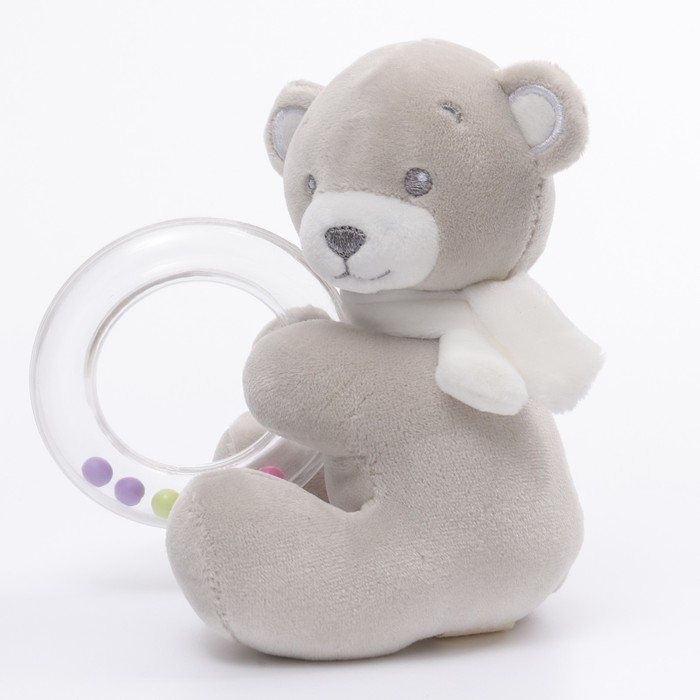 Погремушка мягкая &laquo;Серый мишка&raquo;, Крошка Я