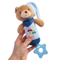 Пищалка - погремушка &laquo;Мишка&raquo;, с прорезывателем, Mum&Baby