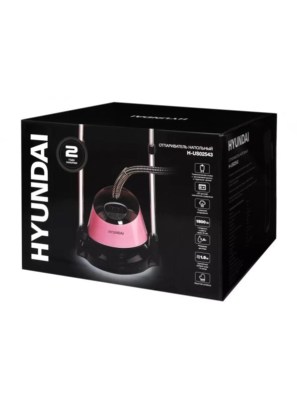 Отпариватель H-US02543 напольный розовый-черный