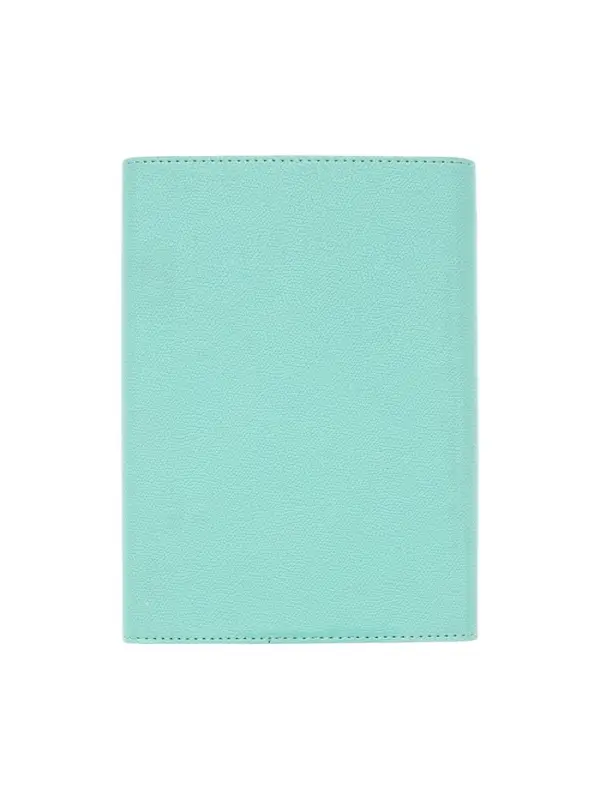 Органайзер на кольцах, A5, с клапаном, 80л, линия, к/зам, Бирюзовый