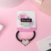 Резинка для волос "Миранда" сердце, 5 см