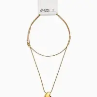 Кулон на цепочке "Ракушка", цвет золото 75см