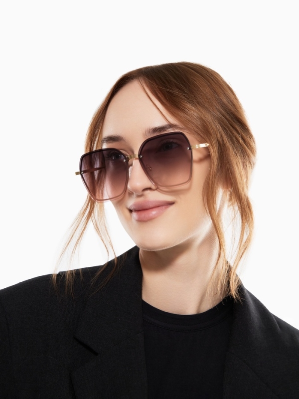 Очки солнцезащитные uv 400, дужка 13.5 см, ширина 13.4 см, линза 5.6&times;6 см