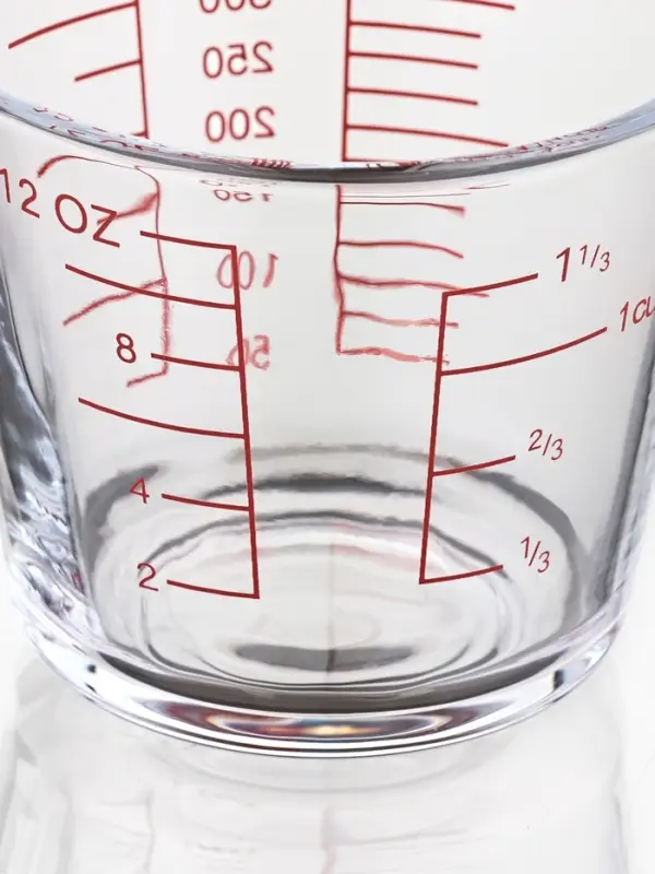 Кувшин мерный из жаропрочного стекла "Классика" 350 мл, 15х10,5х9 см