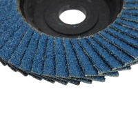 Круг лепестковый торцевой ТУНДРА, 75 х 10 мм, Р60