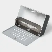 Диспенсер бумажных полотенец в листах, пластик черный