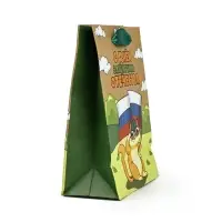 Пакет подарочный крафтовый &laquo;23 февраля&raquo;, S 12 х 5.5 х 15 см