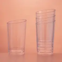 Стакан пластиковый одноразовый &laquo;Конический экстра&raquo;, 150 мл, прозрачный