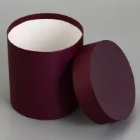 Набор круглых коробок 5 в 1" Лаванда", 20 х 20 - 15 х 15