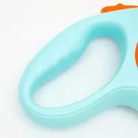 Рулетка - поводок для собак, лента 3 метра, оранж/голубая