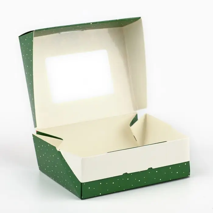 Коробка складная &laquo;Новогодняя ботаника&raquo;, 10 х 8 х 3.5 см