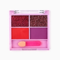 Набор детской косметики с кольцом &laquo;Сладкий виноград&raquo;, тени 4 цв по 1,5 гр, блеск 10 гр, тон прозрачный