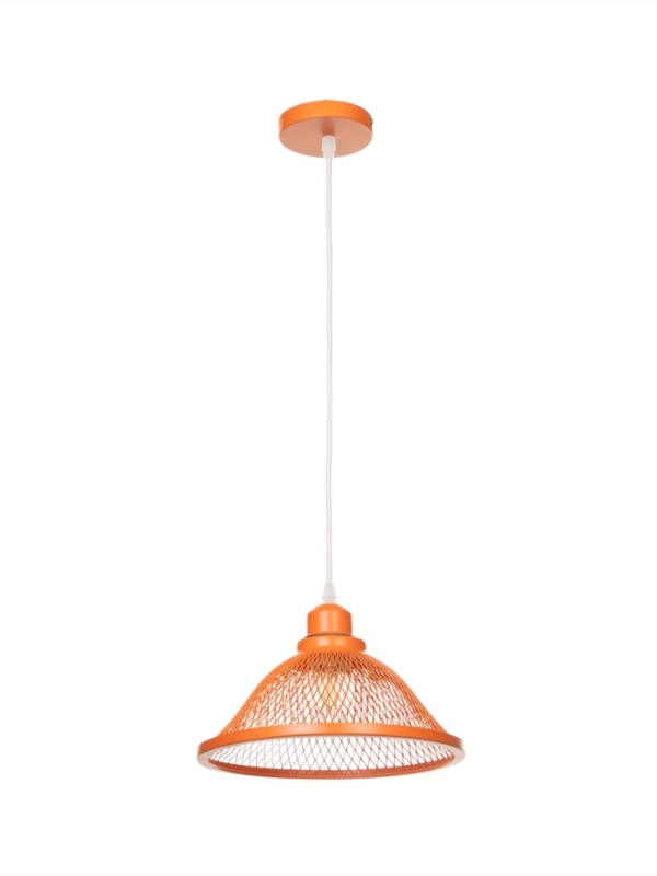 Светильник Robert 1х40Вт Е27 пр-1м неон оранжевый 24х24х14см