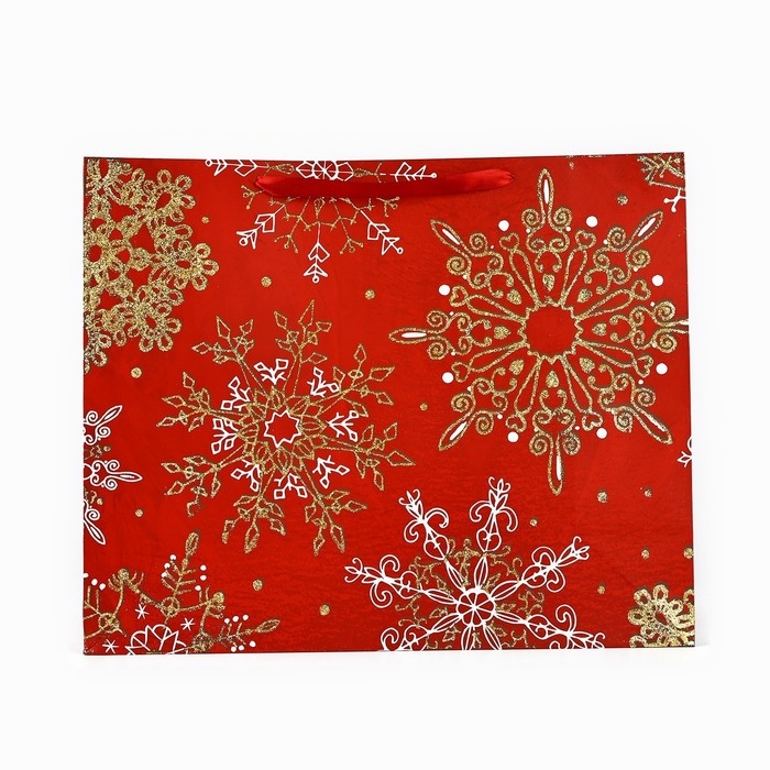 Пакет подарочный новогодний ламинированный &laquo;Новогоднее великолепие&raquo;, XL 49 х 40 х 19 см, Новый год