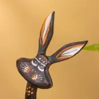 Сувенир на подставке &laquo;Заяц&raquo;, 12&times;4.5&times;24.5 см, дерево, МИКС