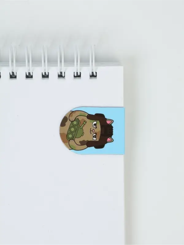 Закладки магнитные для книг, 6 шт "С 23 февраля"