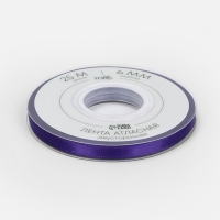 Лента атласная двухсторонняя №0470 6мм*25&plusmn;1м фиолетовый TR