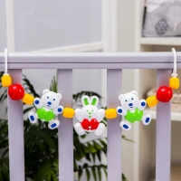 Растяжка на коляску/кроватку &laquo;Лесная сказка&raquo;, 3 игрушки, Аэлита