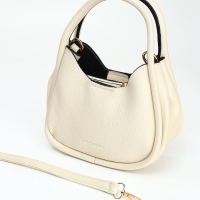 Сумка женская тоут на молнии, цвет белый