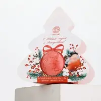 Бомбочка для ванны, аромат зимние ягоды, 120 г, Рябина