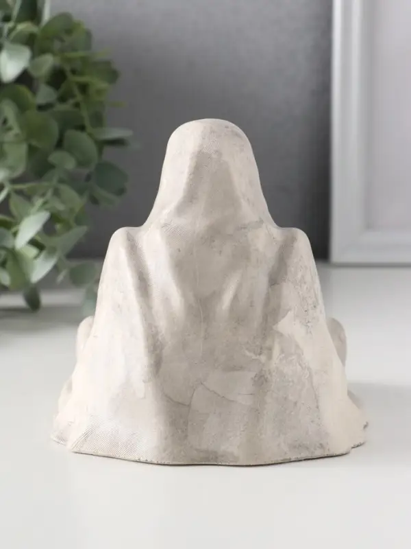 Подсвечник &laquo;Безликий&raquo;, 11&times;11&times;11.5 см, серый