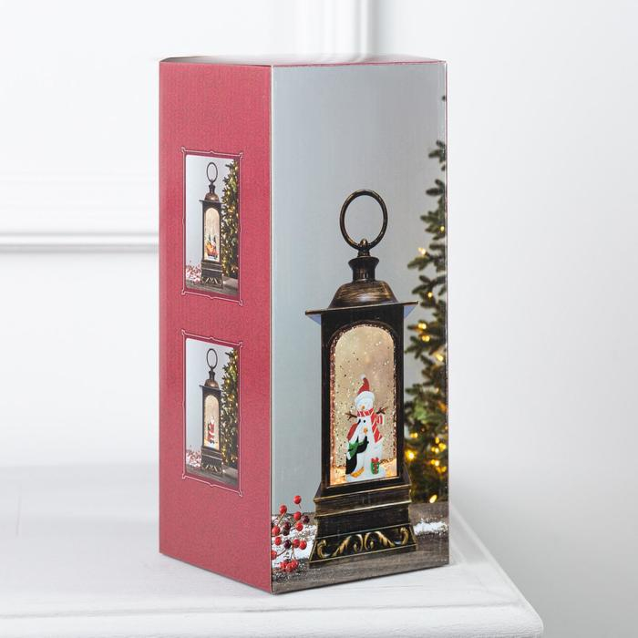 Светодиодная фигура &laquo;Снеговик и пингвин&raquo; 9 &times; 23 &times; 9 см, пластик, батарейки ААх3 (не в комплекте), USB, свечение тёплое белое