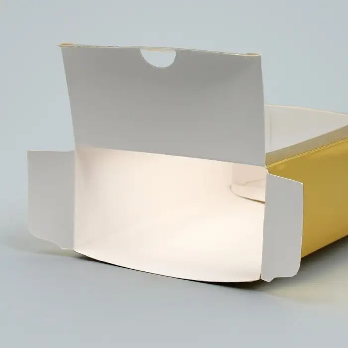 Коробка для макарун, кондитерская упаковка &laquo;Золотистая&raquo;, 18 х 10.5 х 5.5 см