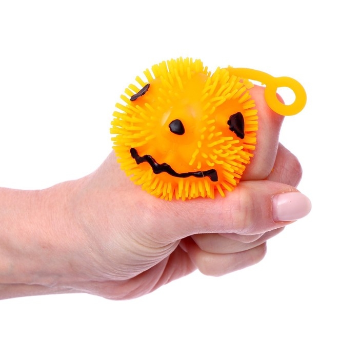 Хэллоуин. Антистресс сквиш мялка &laquo;Тыква&raquo;, в шоубоксе