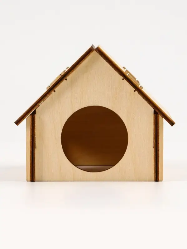 Домик для грызунов, 11,9 х 10 х 8,3 см