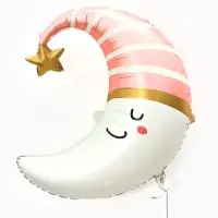 Воздушный шар фольгированный 28" &laquo;Месяц, розовый&raquo;