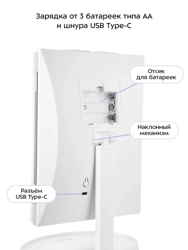 Косметическое зеркало с подсветкой КТ-4169 - 5 Вт